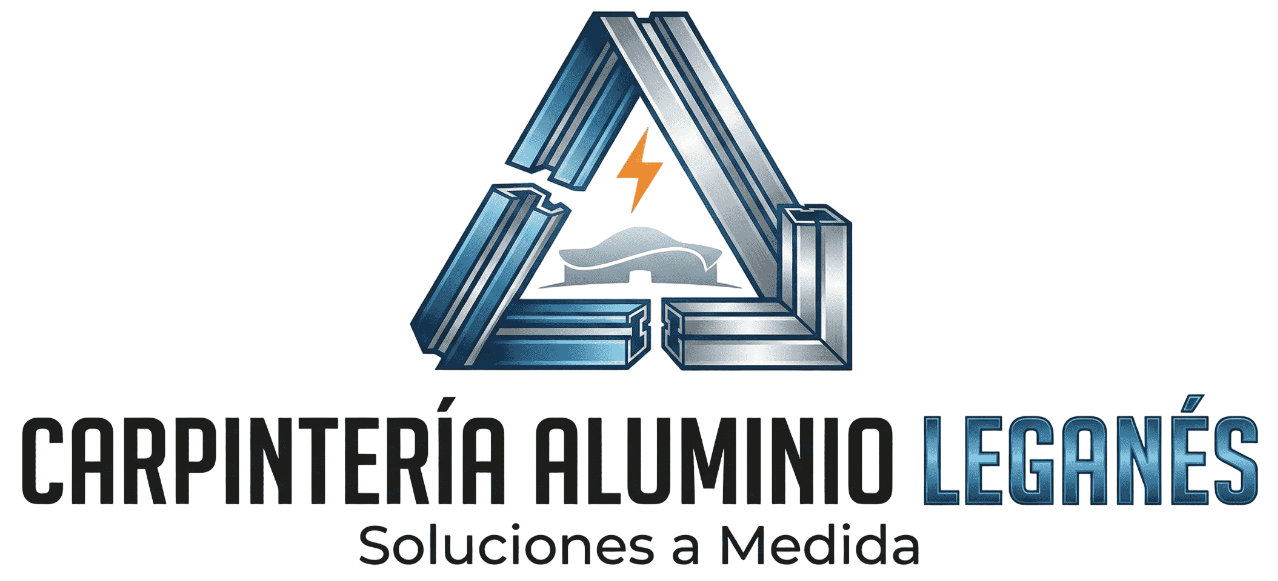 Logotipo de Carpintería Aluminio Leganés, especialistas en instalación de ventanas de